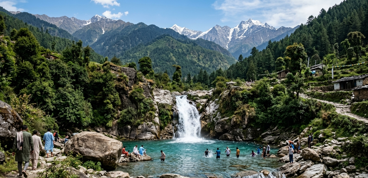 Himalayan Waterfall